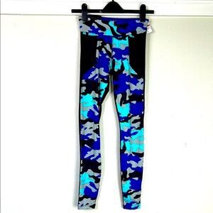 Energie Dynamic Blue and Black Leggings